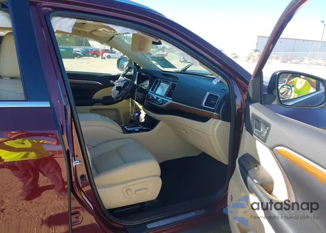 2019 Toyota Highlander Limited Platinum from USA, damaged, VIN 5TDYZRFH1KS345547